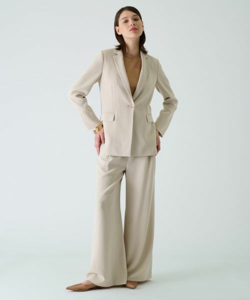 Leilian PLUS HOUSE / レリアンプラスハウス その他パンツ | ワイドフルレングスパンツ【BOURGE】 | 詳細11