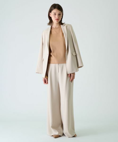 Leilian PLUS HOUSE / レリアンプラスハウス その他パンツ | ワイドフルレングスパンツ【BOURGE】 | 詳細12