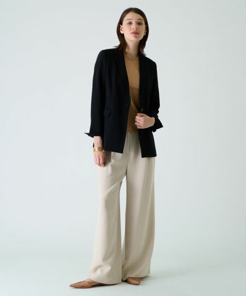 Leilian PLUS HOUSE / レリアンプラスハウス その他パンツ | ワイドフルレングスパンツ【BOURGE】 | 詳細13