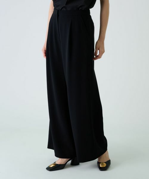 Leilian PLUS HOUSE / レリアンプラスハウス その他パンツ | ワイドフルレングスパンツ【BOURGE】 | 詳細18