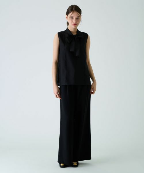 Leilian PLUS HOUSE / レリアンプラスハウス その他パンツ | ワイドフルレングスパンツ【BOURGE】 | 詳細19