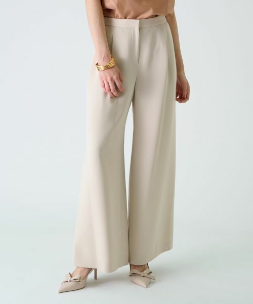 Leilian PLUS HOUSE / レリアンプラスハウス その他パンツ | ワイドフルレングスパンツ【BOURGE】 | 詳細2