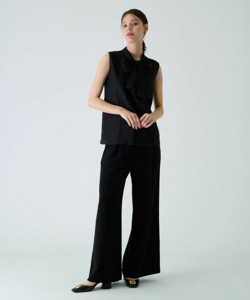 Leilian PLUS HOUSE / レリアンプラスハウス その他パンツ | ワイドフルレングスパンツ【BOURGE】 | 詳細20