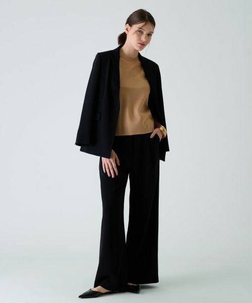 Leilian PLUS HOUSE / レリアンプラスハウス その他パンツ | ワイドフルレングスパンツ【BOURGE】 | 詳細24
