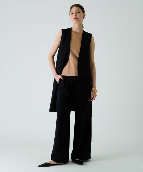 Leilian PLUS HOUSE / レリアンプラスハウス その他パンツ | ワイドフルレングスパンツ【BOURGE】 | 詳細25