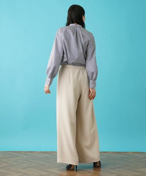 Leilian PLUS HOUSE / レリアンプラスハウス その他パンツ | ワイドフルレングスパンツ【BOURGE】 | 詳細29