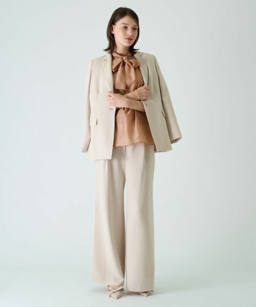 Leilian PLUS HOUSE / レリアンプラスハウス その他パンツ | ワイドフルレングスパンツ【BOURGE】 | 詳細5