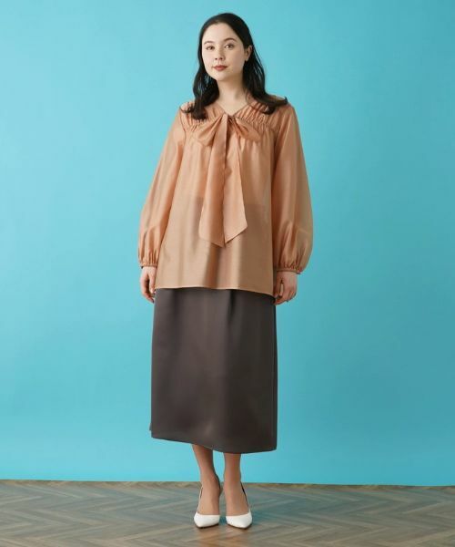 Leilian PLUS HOUSE / レリアンプラスハウス シャツ・ブラウス | ボウタイブラウス【BOURGE】 | 詳細19