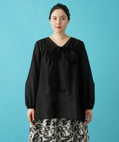 Leilian PLUS HOUSE / レリアンプラスハウス シャツ・ブラウス | ボウタイブラウス【BOURGE】 | 詳細25