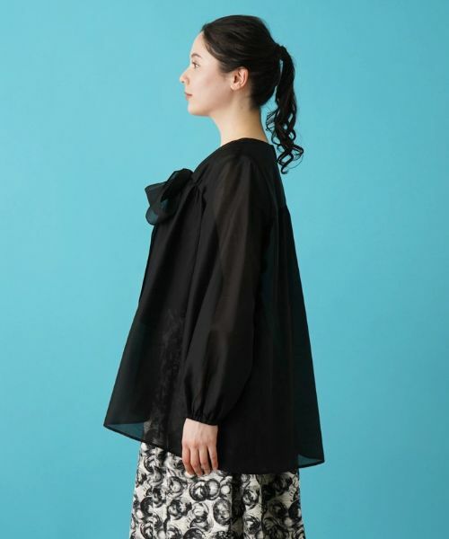 Leilian PLUS HOUSE / レリアンプラスハウス シャツ・ブラウス | ボウタイブラウス【BOURGE】 | 詳細26