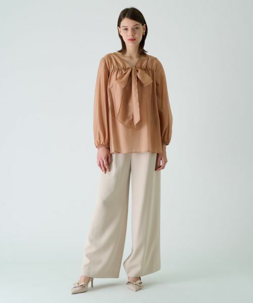 Leilian PLUS HOUSE / レリアンプラスハウス シャツ・ブラウス | ボウタイブラウス【BOURGE】 | 詳細6