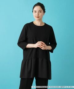 Leilian PLUS HOUSE / レリアンプラスハウス シャツ・ブラウス | 七分袖プルオーバーブラウス【BOURGE】