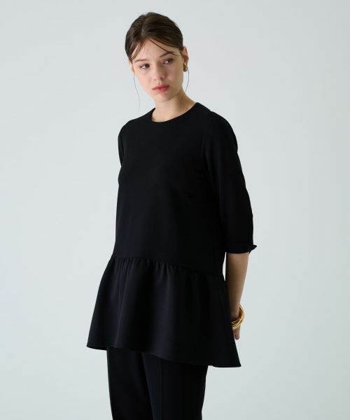 Leilian PLUS HOUSE / レリアンプラスハウス シャツ・ブラウス | 七分袖プルオーバーブラウス【BOURGE】 | 詳細4