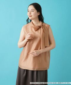 Leilian PLUS HOUSE / レリアンプラスハウス シャツ・ブラウス | ノースリーブブラウス【BOURGE】