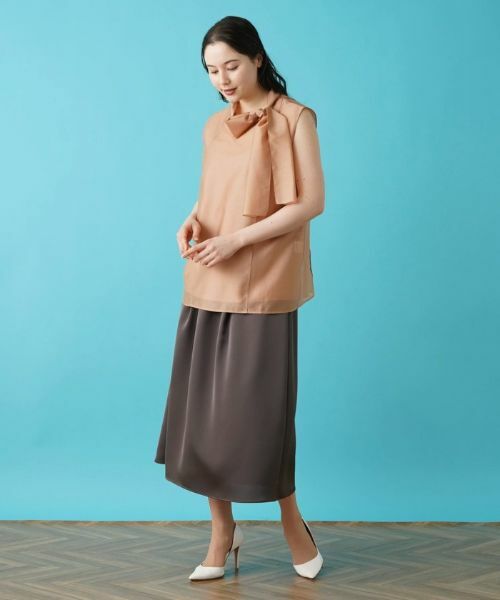 Leilian PLUS HOUSE / レリアンプラスハウス シャツ・ブラウス | ノースリーブブラウス【BOURGE】 | 詳細14