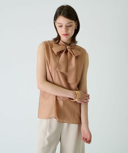 Leilian PLUS HOUSE / レリアンプラスハウス シャツ・ブラウス | ノースリーブブラウス【BOURGE】 | 詳細6