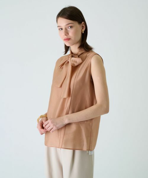 Leilian PLUS HOUSE / レリアンプラスハウス シャツ・ブラウス | ノースリーブブラウス【BOURGE】 | 詳細7