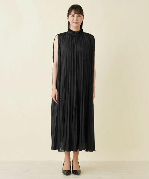 Leilian PLUS HOUSE / レリアンプラスハウス ドレス | 【店舗人気】フリルカラーロングワンピース【BOURGE】 | 詳細11