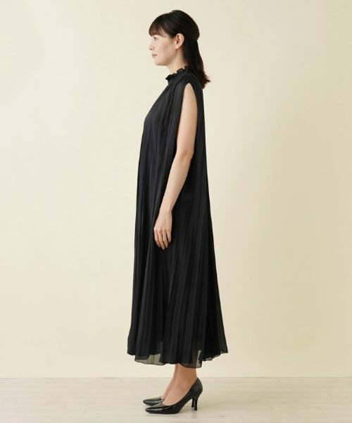 Leilian PLUS HOUSE / レリアンプラスハウス ドレス | 【店舗人気】フリルカラーロングワンピース【BOURGE】 | 詳細12