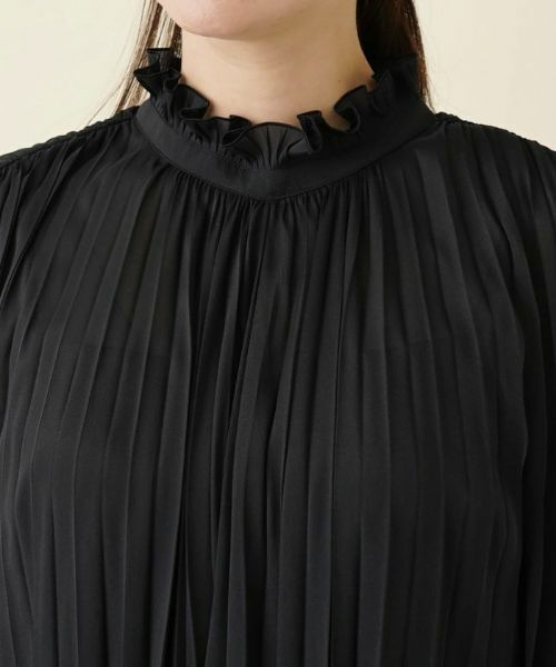 Leilian PLUS HOUSE / レリアンプラスハウス ドレス | 【店舗人気】フリルカラーロングワンピース【BOURGE】 | 詳細14