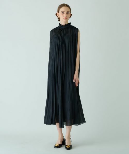 Leilian PLUS HOUSE / レリアンプラスハウス ドレス | 【店舗人気】フリルカラーロングワンピース【BOURGE】 | 詳細2