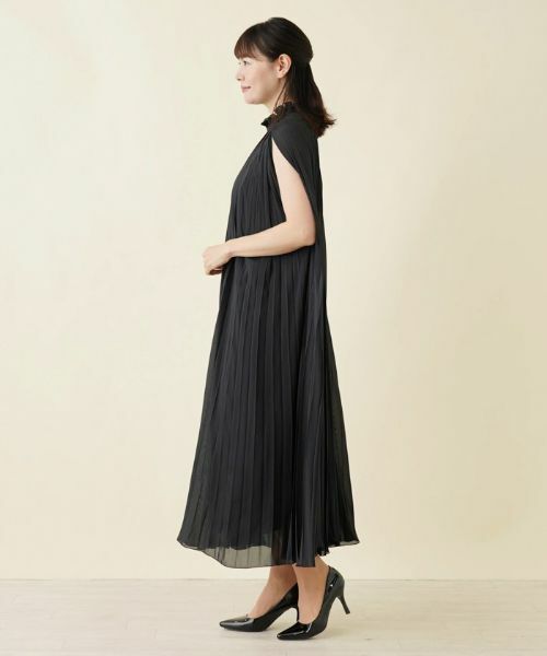 Leilian PLUS HOUSE / レリアンプラスハウス ドレス | 【店舗人気】フリルカラーロングワンピース【BOURGE】 | 詳細6