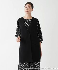 Leilian PLUS HOUSE / レリアンプラスハウス テーラードジャケット | ロングベスト【BOURGE】