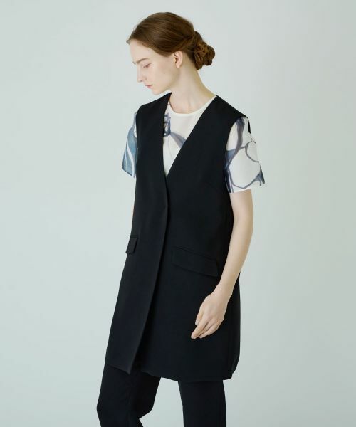 Leilian PLUS HOUSE / レリアンプラスハウス テーラードジャケット | ロングベスト【BOURGE】 | 詳細1