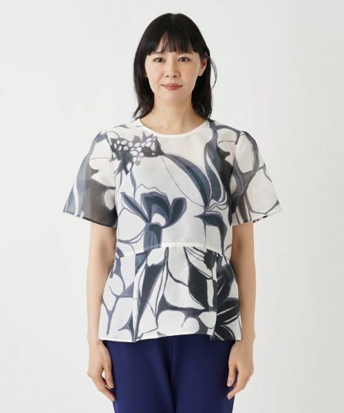 Leilian PLUS HOUSE / レリアンプラスハウス シャツ・ブラウス | ペプラムブラウス【BOURGE】 | 詳細16