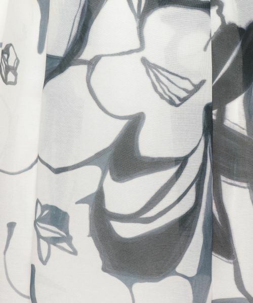 Leilian PLUS HOUSE / レリアンプラスハウス ミニ・ひざ丈スカート | 大花スカート【BOURGE】 | 詳細5