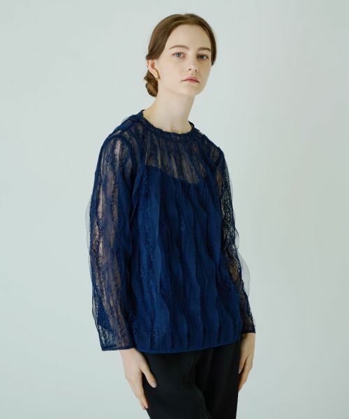 Leilian PLUS HOUSE / レリアンプラスハウス カットソー | 総レースプルオーバー【BOURGE】 | 詳細11