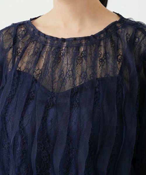 Leilian PLUS HOUSE / レリアンプラスハウス カットソー | 総レースプルオーバー【BOURGE】 | 詳細12