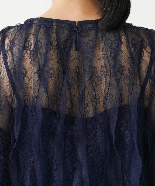 Leilian PLUS HOUSE / レリアンプラスハウス カットソー | 総レースプルオーバー【BOURGE】 | 詳細13