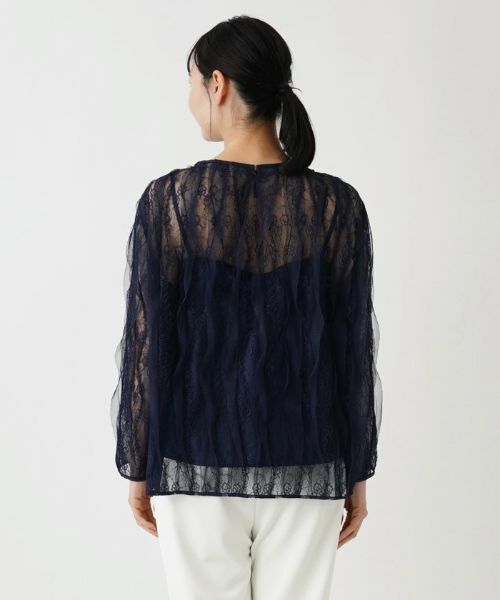 Leilian PLUS HOUSE / レリアンプラスハウス カットソー | 総レースプルオーバー【BOURGE】 | 詳細6