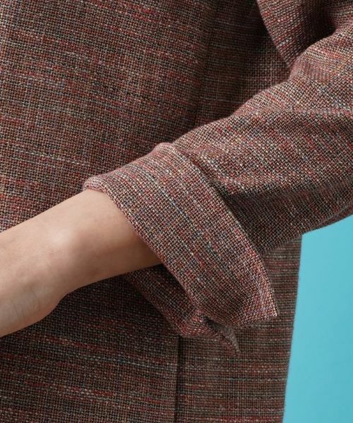 Leilian PLUS HOUSE / レリアンプラスハウス テーラードジャケット | 綿麻テーラードジャケット | 詳細11