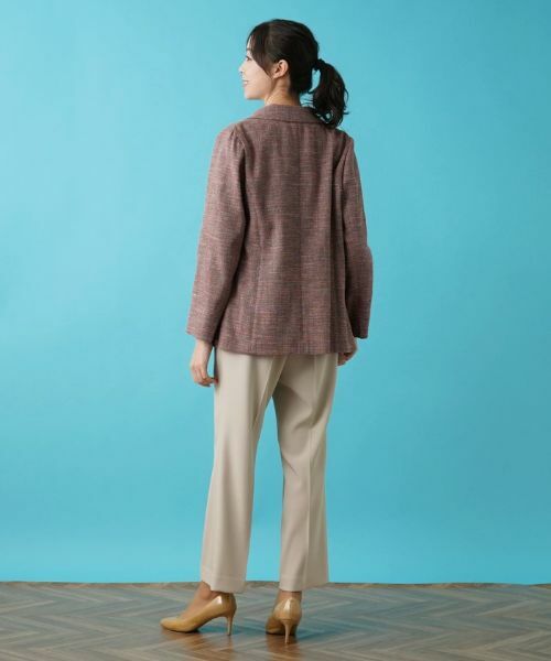 Leilian PLUS HOUSE / レリアンプラスハウス テーラードジャケット | 綿麻テーラードジャケット | 詳細3