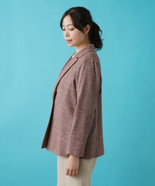 Leilian PLUS HOUSE / レリアンプラスハウス テーラードジャケット | 綿麻テーラードジャケット | 詳細5