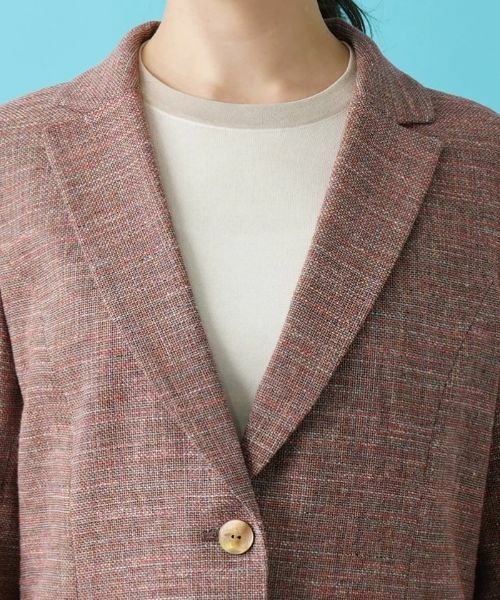 Leilian PLUS HOUSE / レリアンプラスハウス テーラードジャケット | 綿麻テーラードジャケット | 詳細7