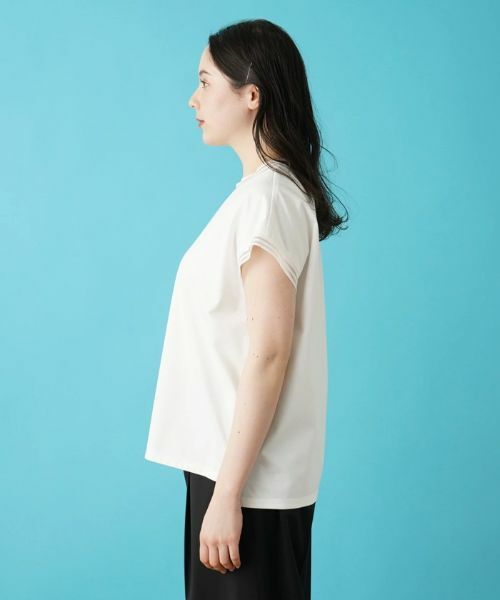 Leilian PLUS HOUSE / レリアンプラスハウス カットソー | フレンチスリーブカットソー【BOURGE】 | 詳細10
