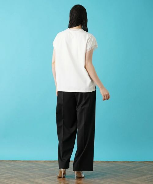 Leilian PLUS HOUSE / レリアンプラスハウス カットソー | フレンチスリーブカットソー【BOURGE】 | 詳細8