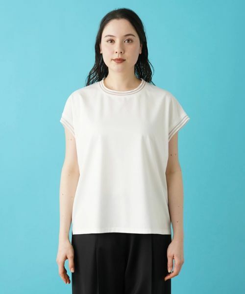 Leilian PLUS HOUSE / レリアンプラスハウス カットソー | フレンチスリーブカットソー【BOURGE】 | 詳細9