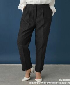 Leilian PLUS HOUSE / レリアンプラスハウス その他パンツ | タックテーパードパンツ