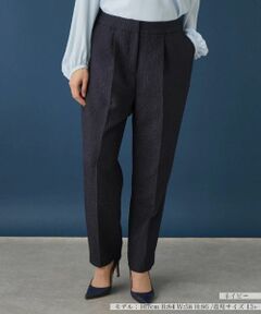 Leilian PLUS HOUSE / レリアンプラスハウス その他パンツ | タックテーパードパンツ