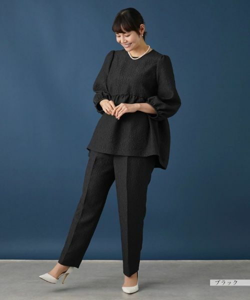 Leilian PLUS HOUSE / レリアンプラスハウス その他パンツ | タックテーパードパンツ | 詳細10