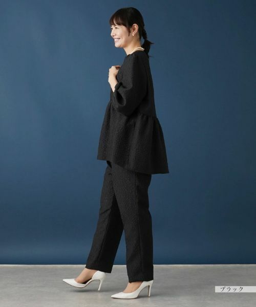 Leilian PLUS HOUSE / レリアンプラスハウス その他パンツ | タックテーパードパンツ | 詳細11