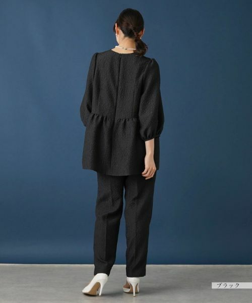 Leilian PLUS HOUSE / レリアンプラスハウス その他パンツ | タックテーパードパンツ | 詳細12