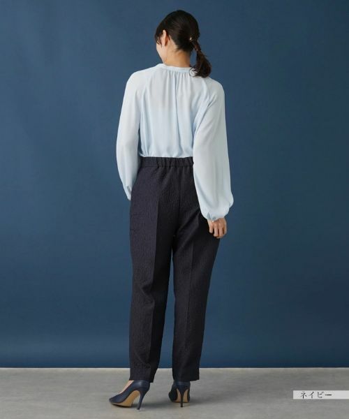 Leilian PLUS HOUSE / レリアンプラスハウス その他パンツ | タックテーパードパンツ | 詳細3