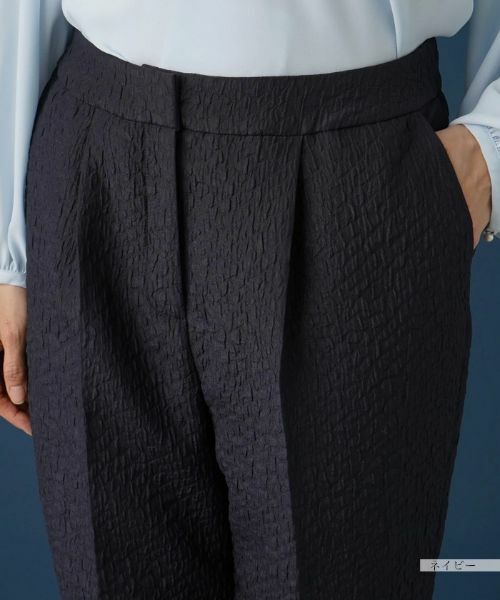 Leilian PLUS HOUSE / レリアンプラスハウス その他パンツ | タックテーパードパンツ | 詳細7