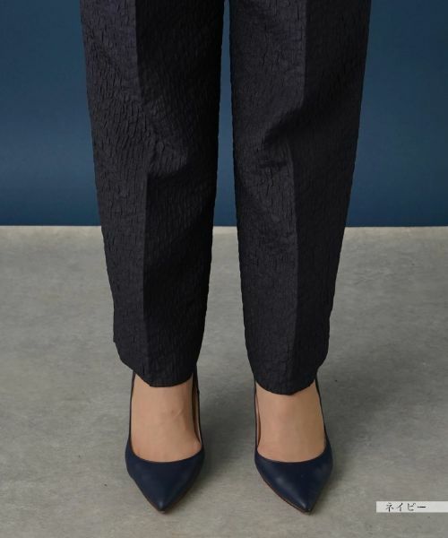 Leilian PLUS HOUSE / レリアンプラスハウス その他パンツ | タックテーパードパンツ | 詳細8