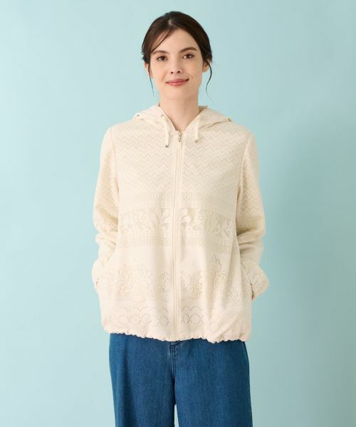 Leilian PLUS HOUSE / レリアンプラスハウス テーラードジャケット | ラッセルレースジャケット | 詳細18